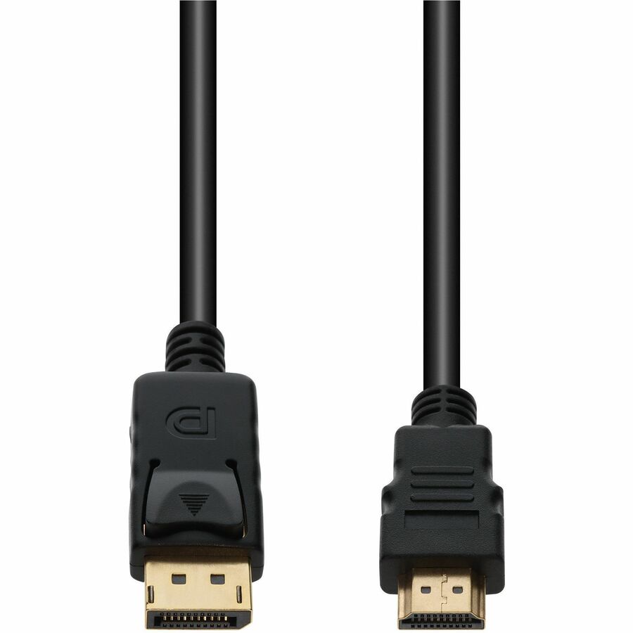 Proline 6ft DisplayPort Male to HDMI Male Black Cable Which Requires DP++ For Resolution Up to 3840x2160 (4K UHD)