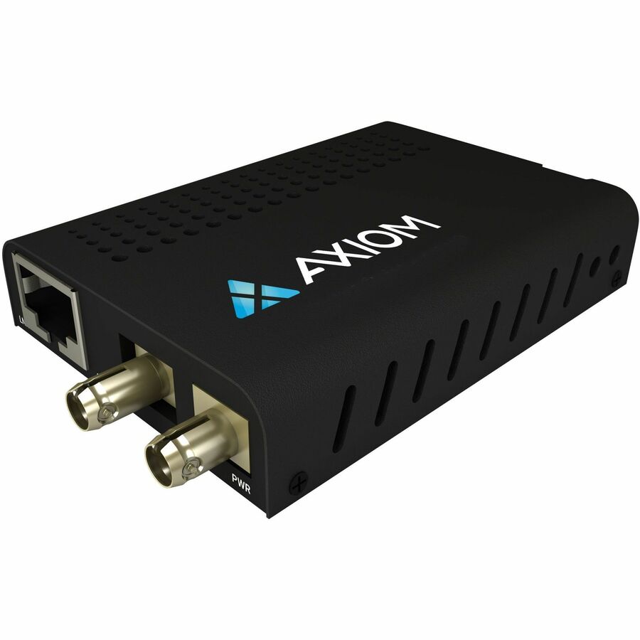 AXIOM 10/100BASE-TX TO 100BASE-FX POE (PSE) MEDIA CONVERTER ST MMF 1310NM 2KM
