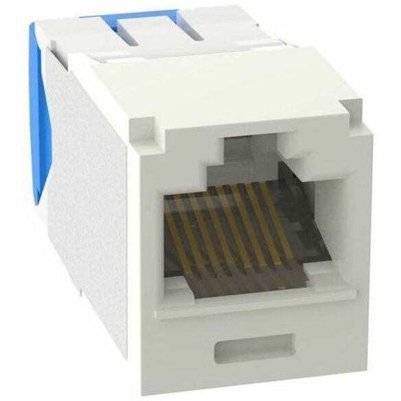 MINI-COM CRM CAT6A UTP WH TG PK1