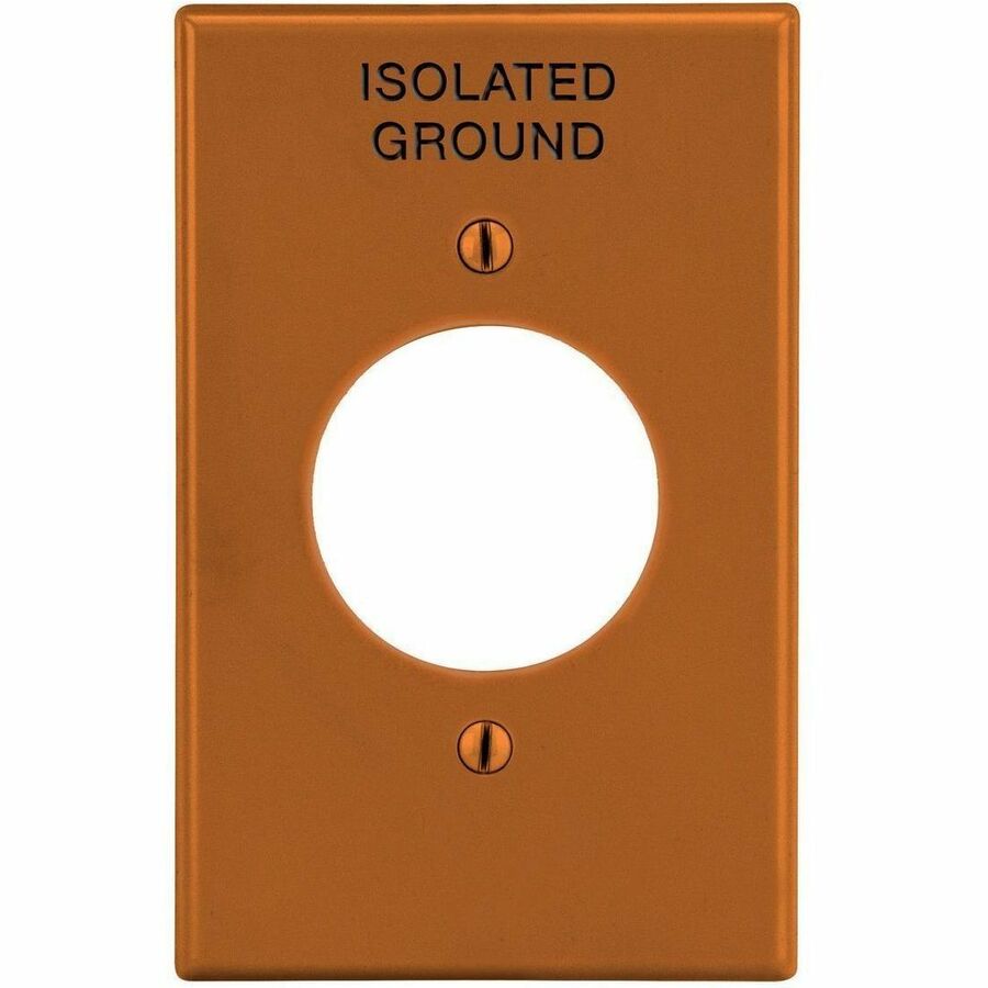 WALLPLATE, 1-G, 1.60 OPNG, OR, IG