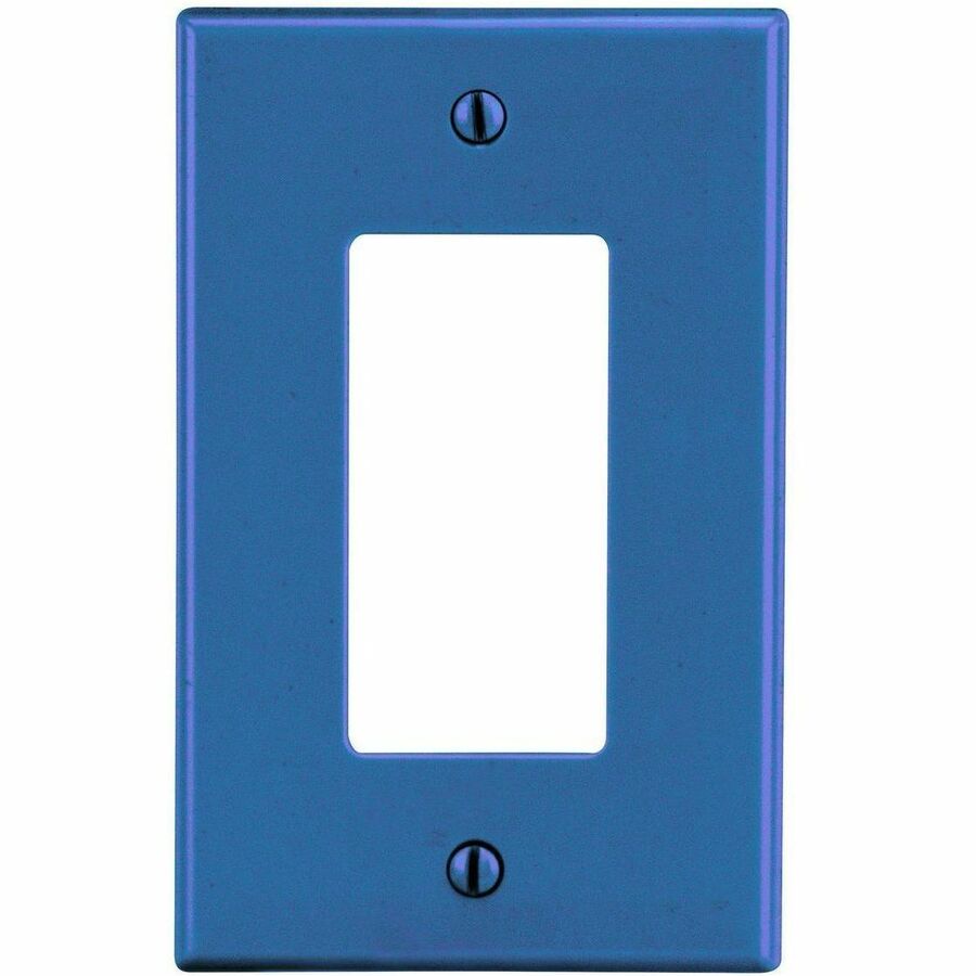 WALLPLATE, M-SIZE, 1-G DEC, BLUE