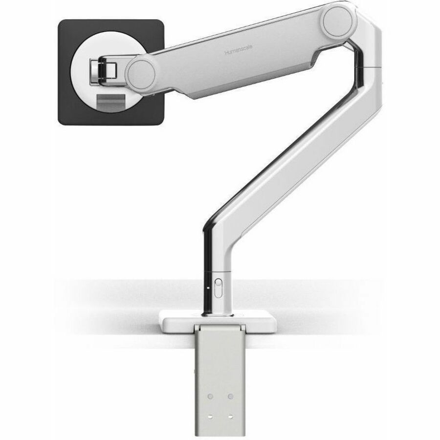 M/FLEX 2.1 FOR TRIPLE MONITORS - POLISHED ALUMINUM WITH WHITE TRIM