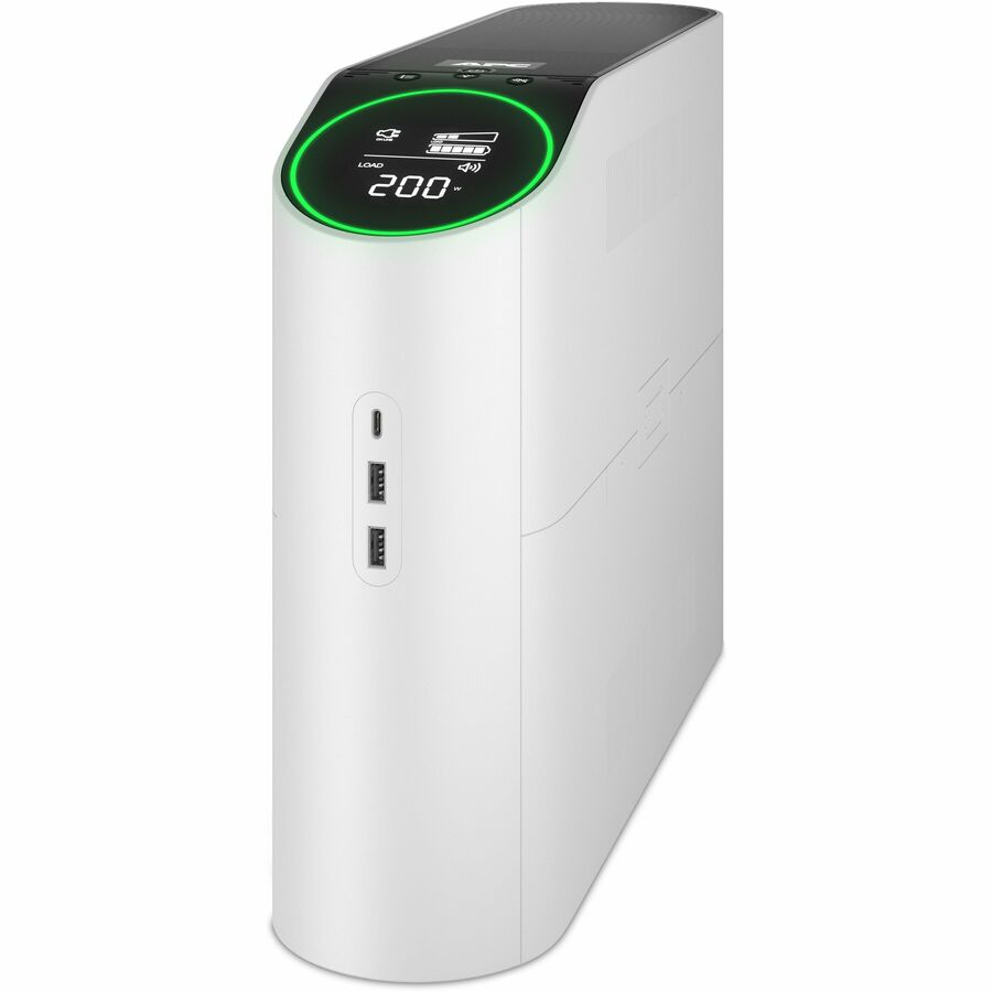 APC GAMING BACK-UPS, 10 OUTLET, 1500VA, PURE SINEWAVE, 120V, ARCTIC (WHITE) AND