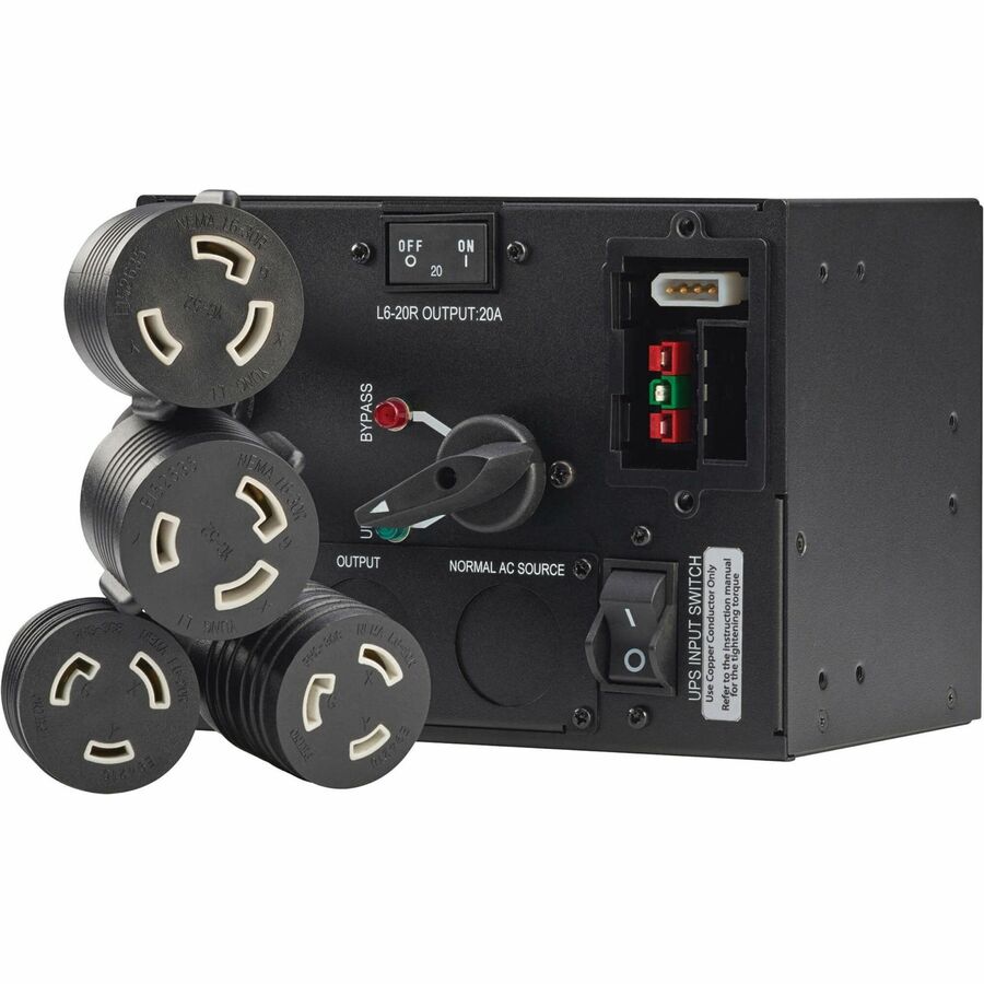 Eaton Tripp Lite Series Smartonline Maintenance Bypass for Select 5kva to 6kva Smartonline UPS Systems, 2 L6-30r and 2 L6-20r Outlets, 0u, Taa