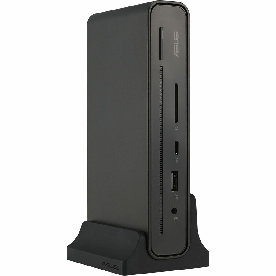 Asus DC300 Docking Station - for Notebook/Monitor/Keyboard/Mouse - Charging Capability - Memory Card Reader - SD - 150 W - USB Type C - 3 Displays Supported - 4K - 3840 x 2160 - 6 x USB Ports - 3 x USB Type-A Ports - USB Type-A - 3 x USB Type-C Ports - US