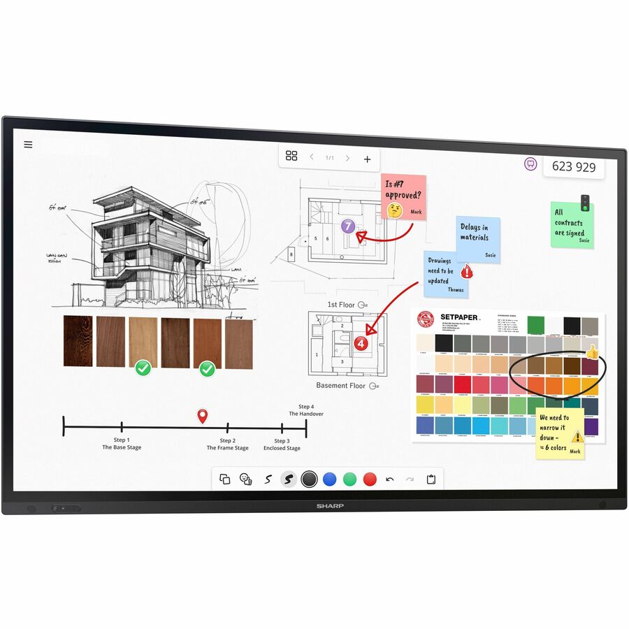 86 CLASS AQUOS BOARD INTERACTIVE DISPLAY