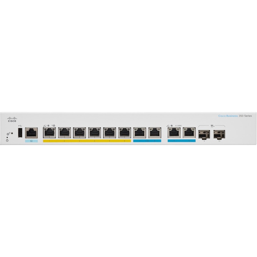 CBS350 MANAGED 2-PORT 2.5GE, 6-PORT GE, POE, 2X10G COMBO