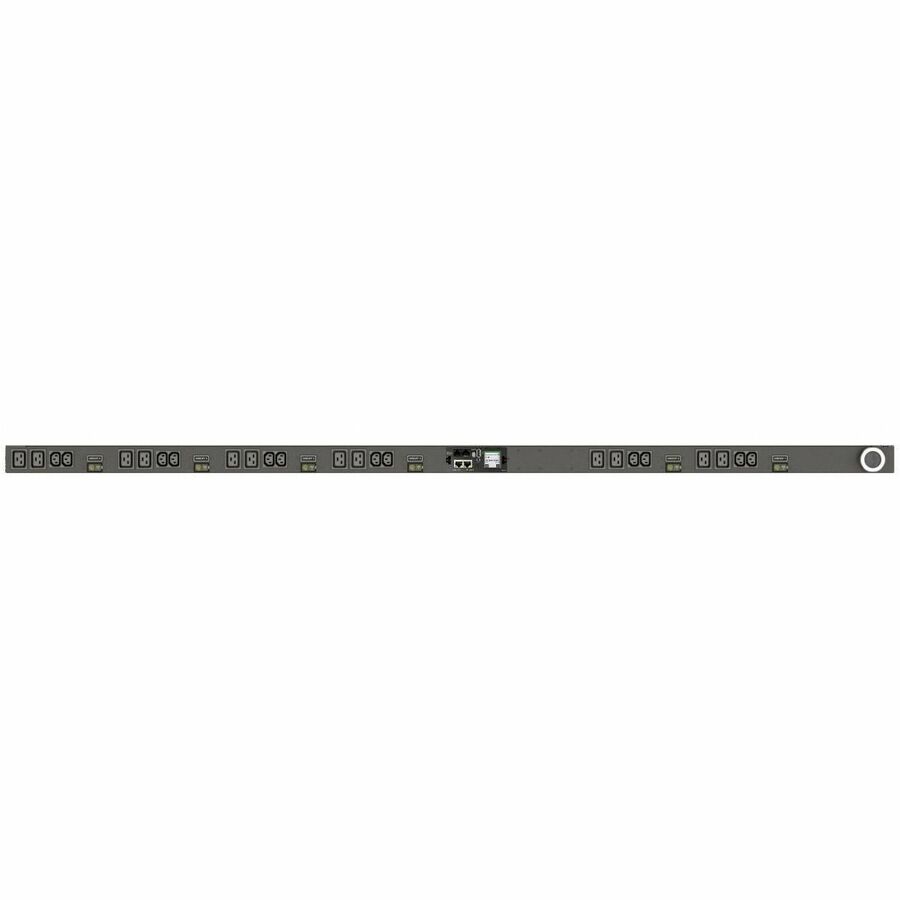 RPDU, MONITORED UNIT LEVEL EC, 60A, 208V DELTA, 17.2KW, VERTICAL, (12) IEC C13,