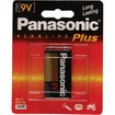 PANASONIC 9V Alkaline Battery 1 Pack (6AM6PA1B)