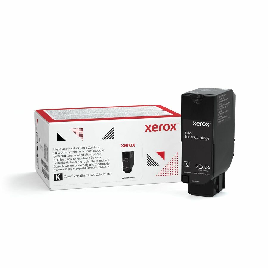 GENUINE XEROX BLACK HIGH CAPACITY TONER CARTRIDGE FOR THE VERSALINK C620 (USE &