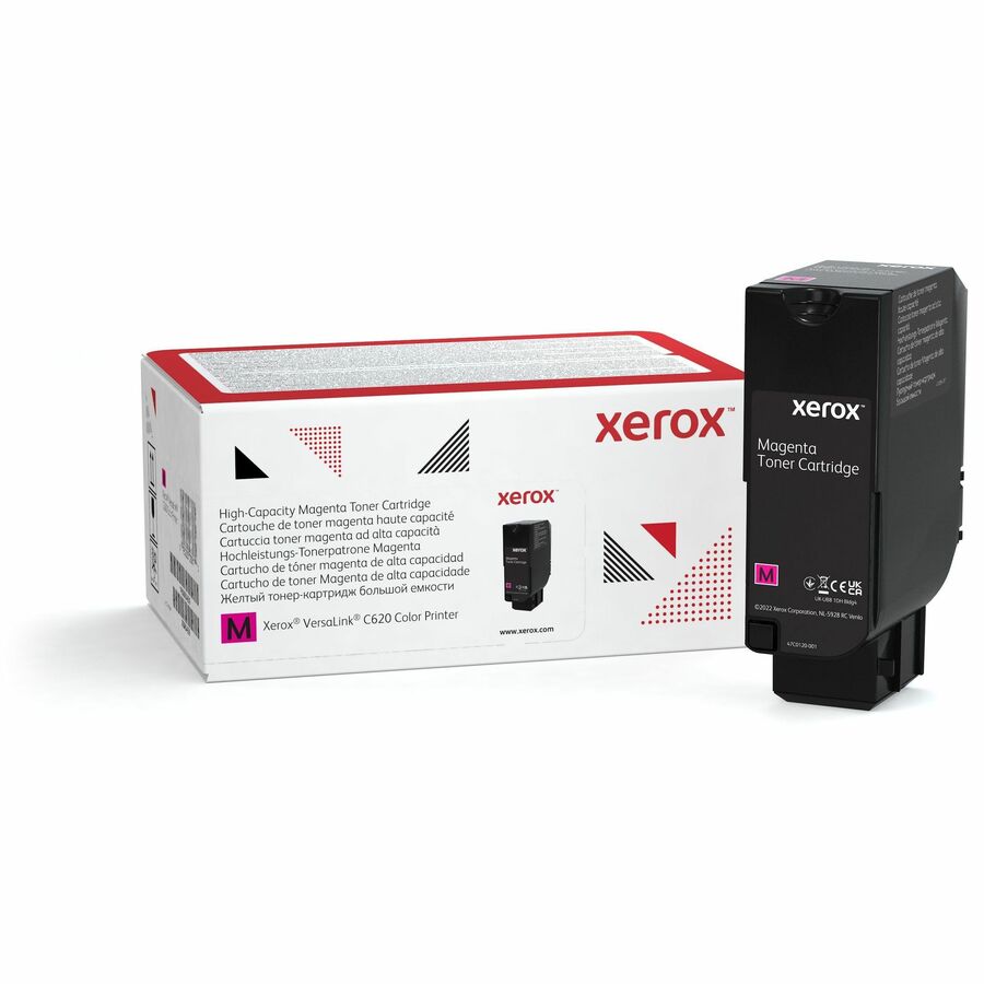 GENUINE XEROX MAGENTA HIGH CAPACITY TONER CARTRIDGE FOR THE VERSALINK C620 (USE