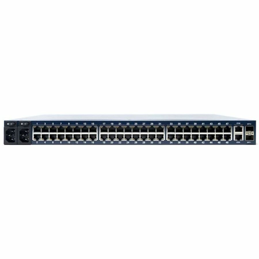 NODEGRID SERIAL CONSOLE PLUS. 96X RJ45 SERIAL ROLLED, 2X GBE, 2X SFP+, 4-CORE CP