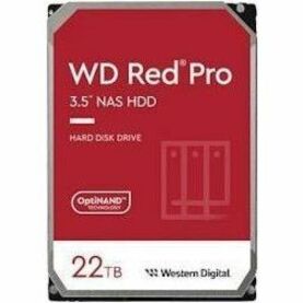 WD RED PRO 22TB NAS HDD - 3.5 INCH SATA 6GB/S 7200 RPM 512MB CACHE FOR RAID NETW