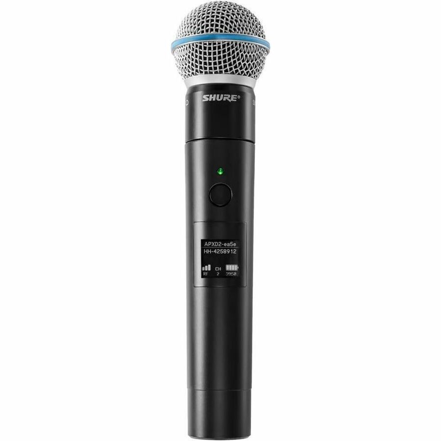 HANDHELD TRANSMITTER WITH INTERCHANGEABLE MIC CARTRIDGE: BETA58 (DYNAMIC, SUPERC