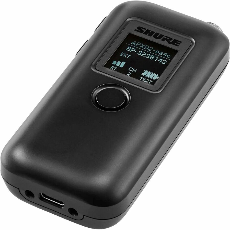 BODYPACK TRANSMITTER WITH INTEGRATED OMNIDIRECTIONAL MICROPHONE, 4-PIN MINI CONN
