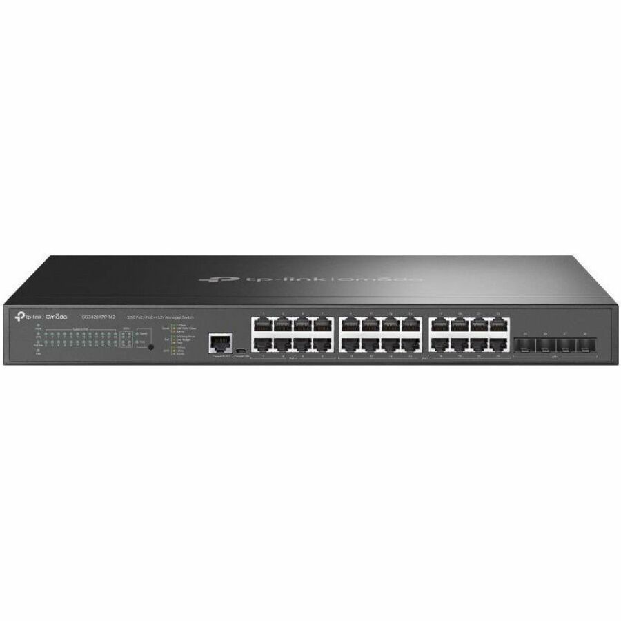 OMADA 24-PORT 2.5GBASE-T AND 4-PORT 10GE SFP+ L2+ MANAGED SWITCH WITH 16-PORT PO