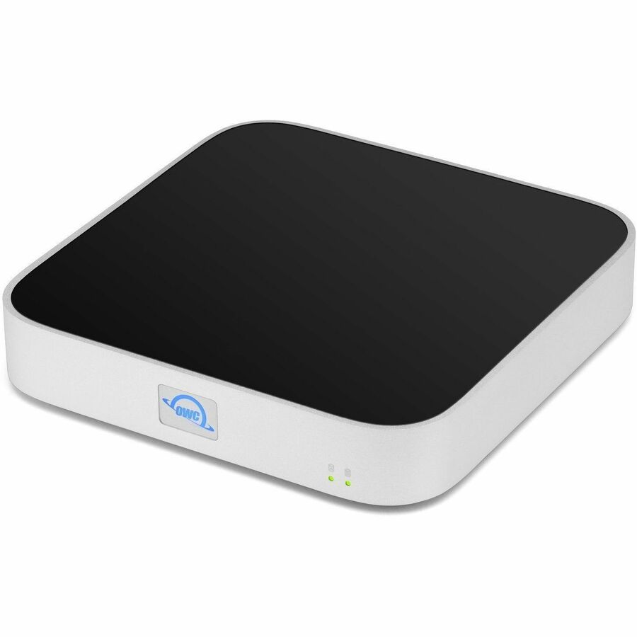 OWC MINISTACK STX 20TB THUNDERBOLT STORAGE AND HUB - SILVER - INTEGRATED THUNDER