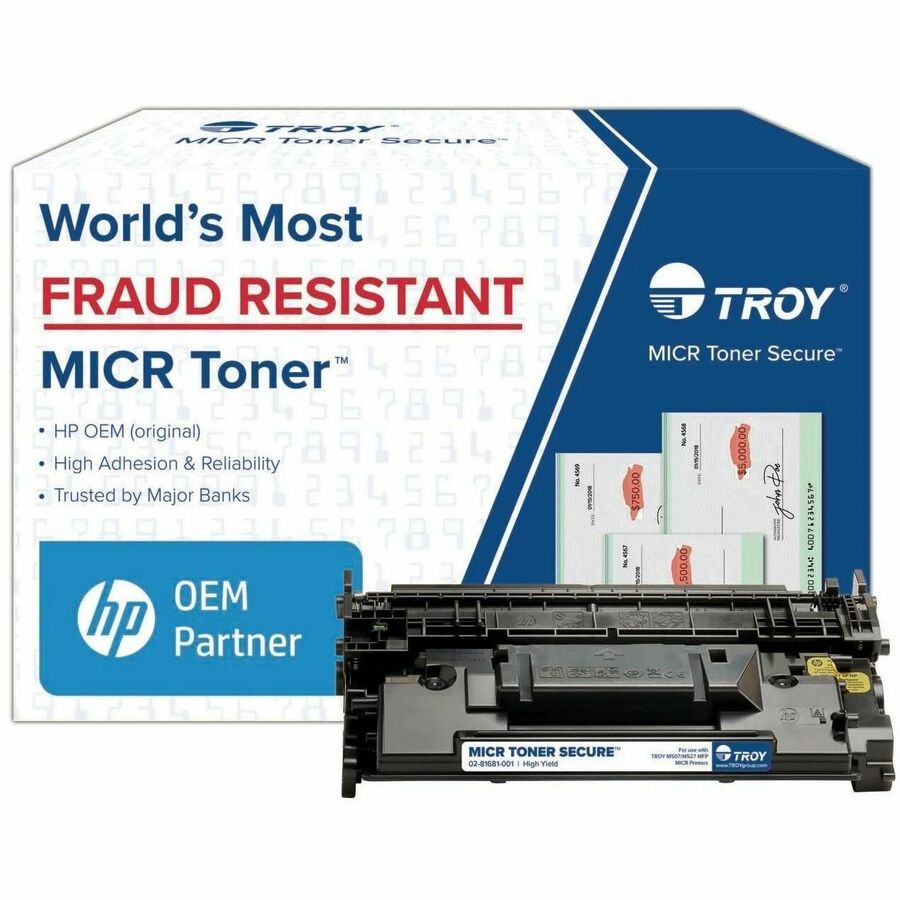 TROY M507/M528EMFP MICR TONER SECURE HY CARTRIDGE
