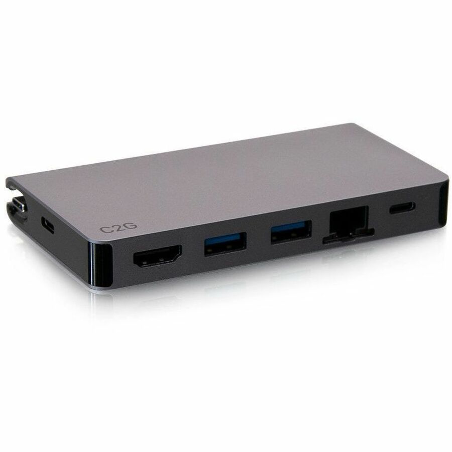 USB-C TRAVEL DOCK,HDMI 4K30,2USB,ETH,PD