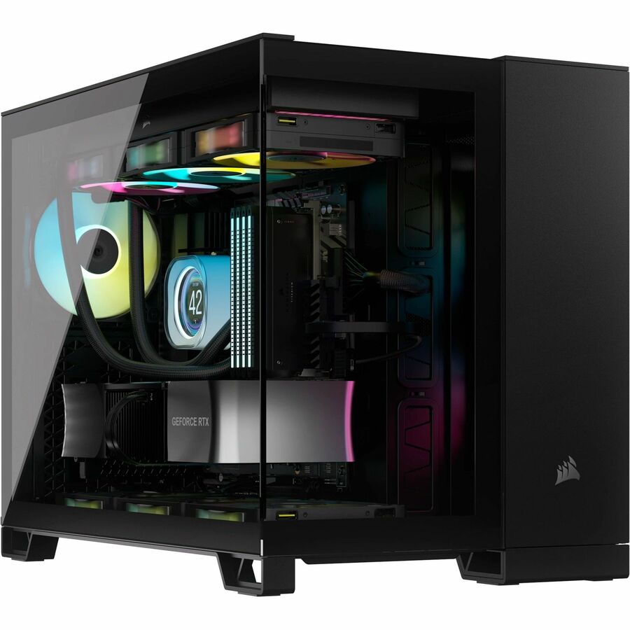 2500X RGB iCUE Link MATX DC BK