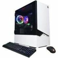 CyberPowerPC Gamer Master GMAI3000CPG Gaming Desktop Computer - AMD Ryzen 5 8600G - 16 GB - 1 TB SSD - Mid-tower - White - AMD B650 Chip - Windows 11 Home 64-bit - NVIDIA GeForce RTX 4060 8 GB GDDR6 - IEEE 802.11ac - 850 W