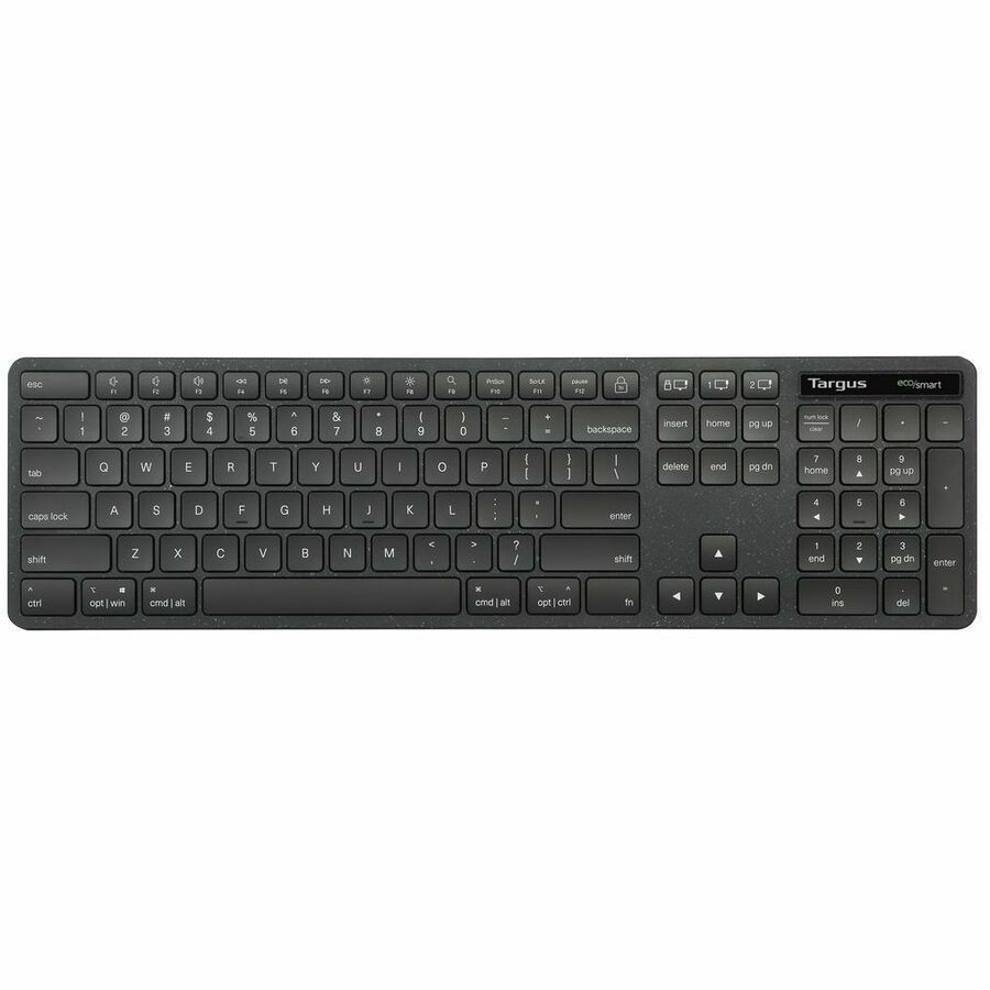 Wireless FullSize EcoSmart Antimicrobial Keyboard w/2.4GHz Dongle or BT