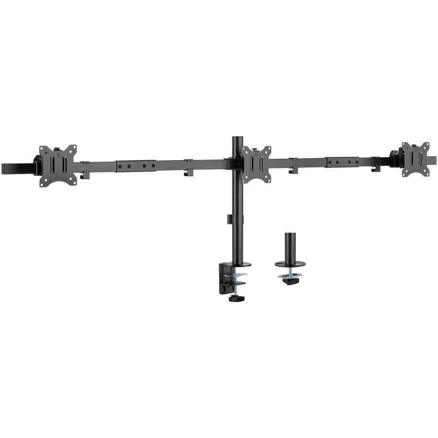 ERGOREACH EP4 PREMIUM TRIPLE SCREEN MONITOR MOUNT, C-CLAMP & GROMMET-SUPPORTS U