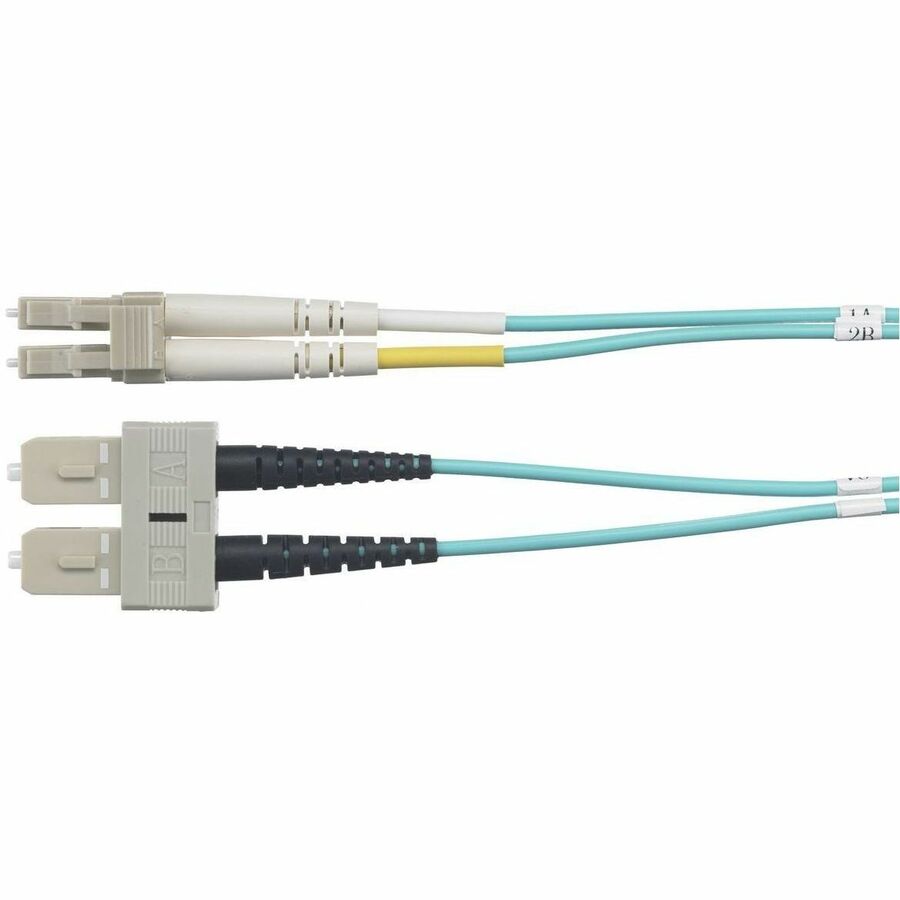 FIBER, P-CORD,R,OM4,DUP,LC-SC,3M