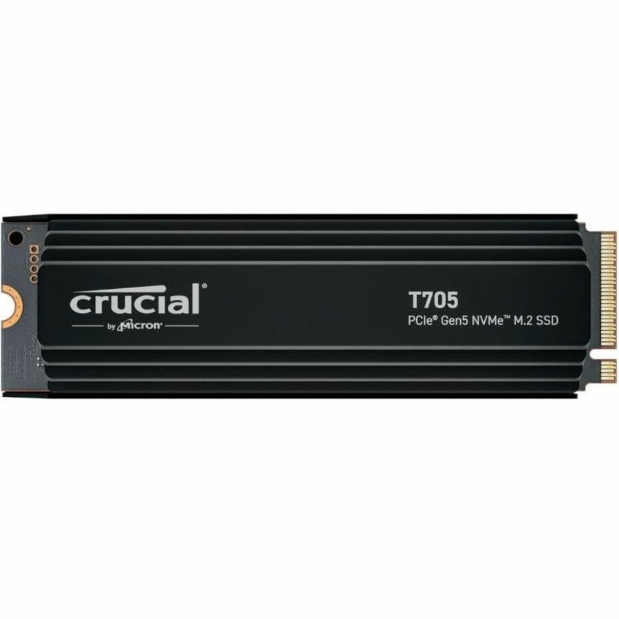 Crucial T705 1TB M.2 PCIe 5.0 NVMe with Heatsink SSD Read: 13600MB/s; Write: 10200MB/s, (CT1000T705SSD5)