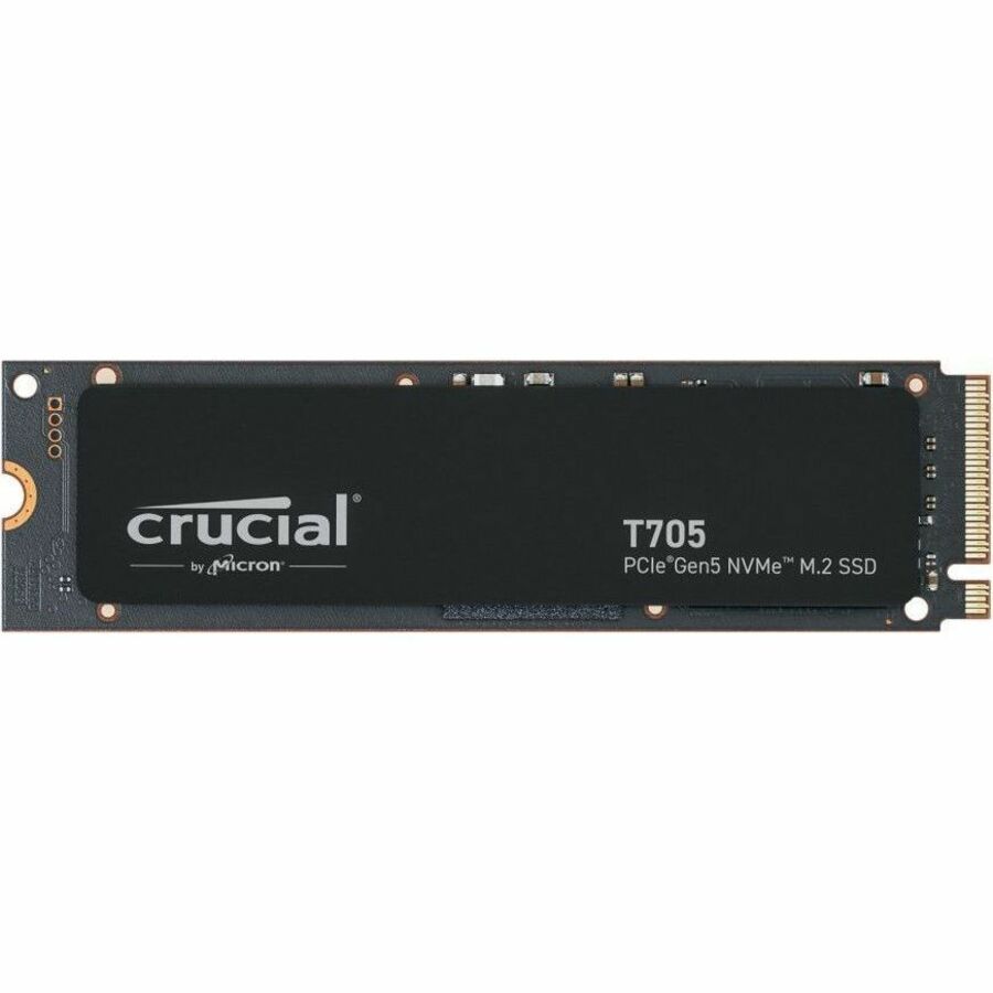 SSD Crucial T705 4 To M.2 PCIe 5.0 NVMe Lecture : 14 100 Mo/s ; Écriture : 12 600 Mo/s, (CT4000T705SSD3)