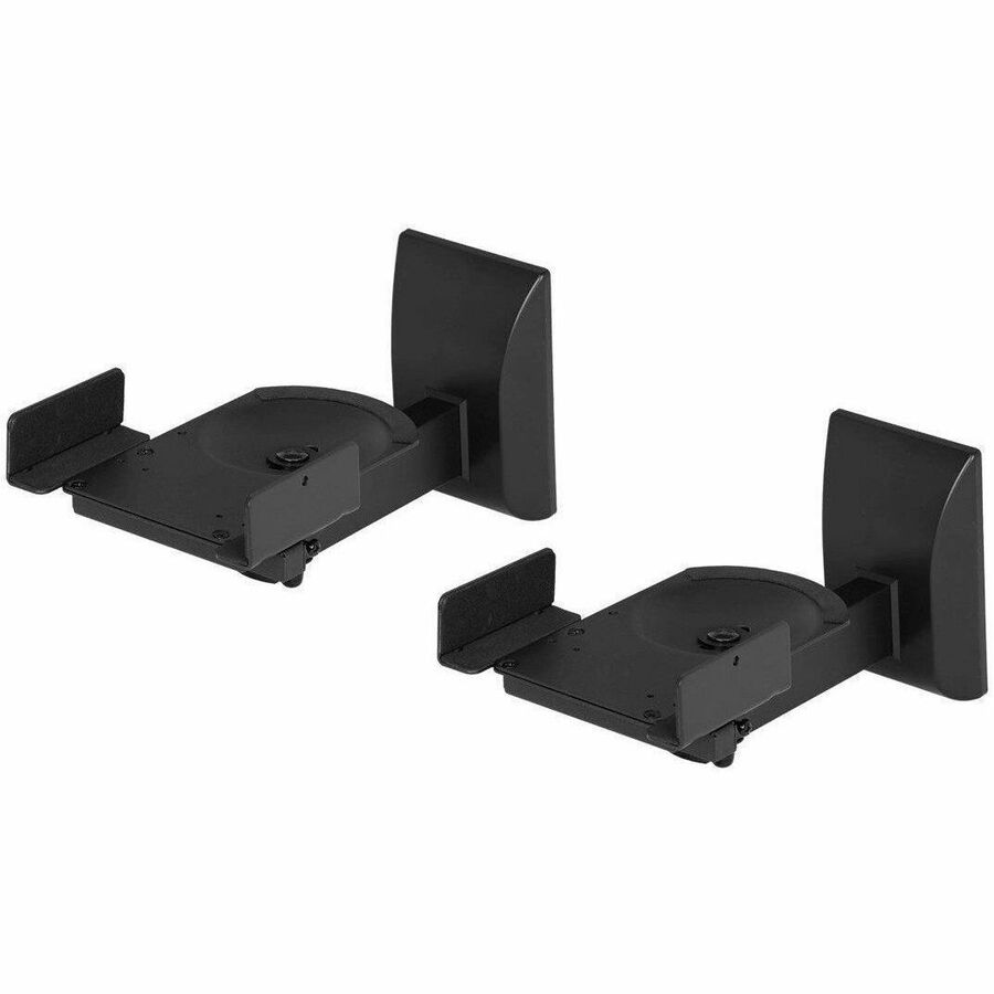 MONOPRICE UNIVERSAL BOOKSHELF SPEAKER WALL MOUNT BRACKETS, SWIVEL, TILT, DUAL SI