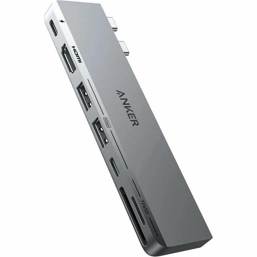 Anker Anker547 7-in-2 Hub for Macbook Hdmi 2 USB-a USB-C SD-Microsd