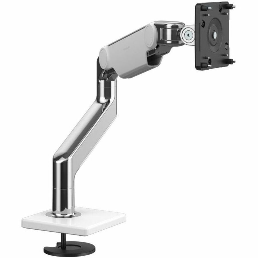 M8.1 MONITOR ARM WITH BOLT-THROUGH MOUNT FOR SINGLE MONITOR - POLISHED ALUMINUM
