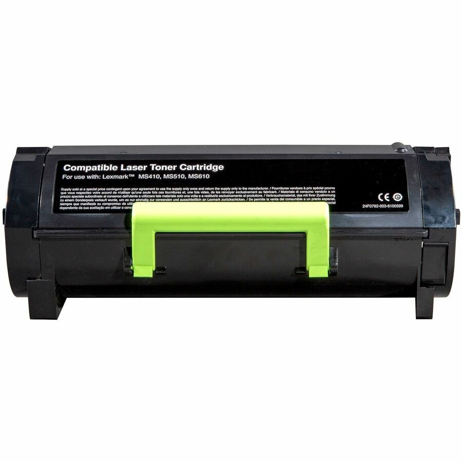 STATIC CONTROL COMPLIANT FOR LEXMARK 50F0XA0 50F1X00 60F0HA0 60F1H00 BLACK CARTR