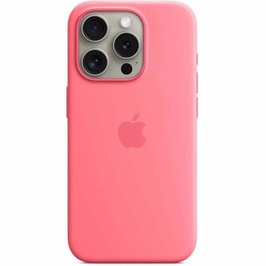 IPHONE 15 PRO SILICONE CASE WITH MAGSAFE - PINK