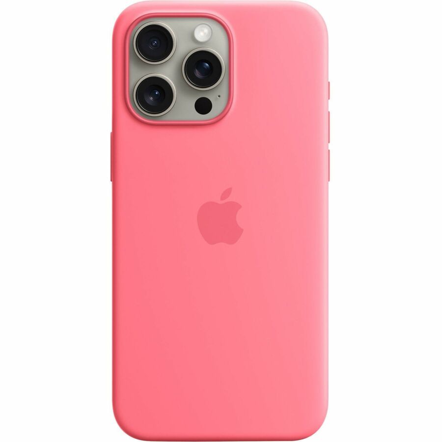 IPHONE 15 PRO MAX SILICONE CASE WITH MAGSAFE - PINK