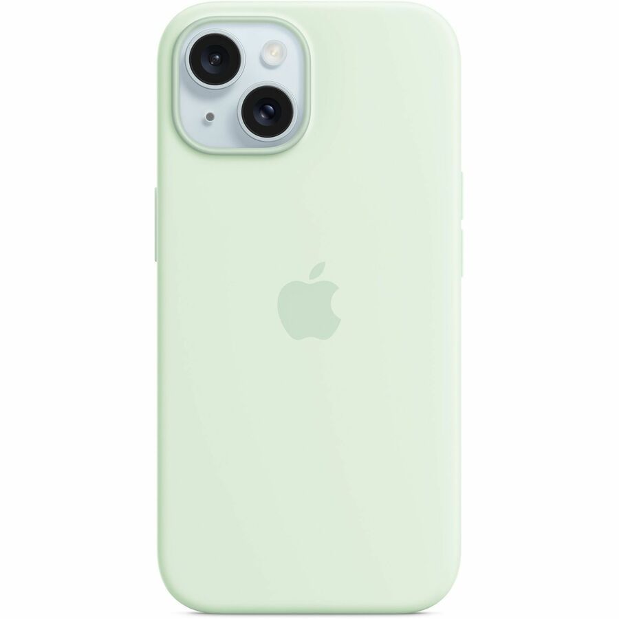 IPHONE 15 PLUS SILICONE CASE WITH MAGSAFE - SOFT MINT