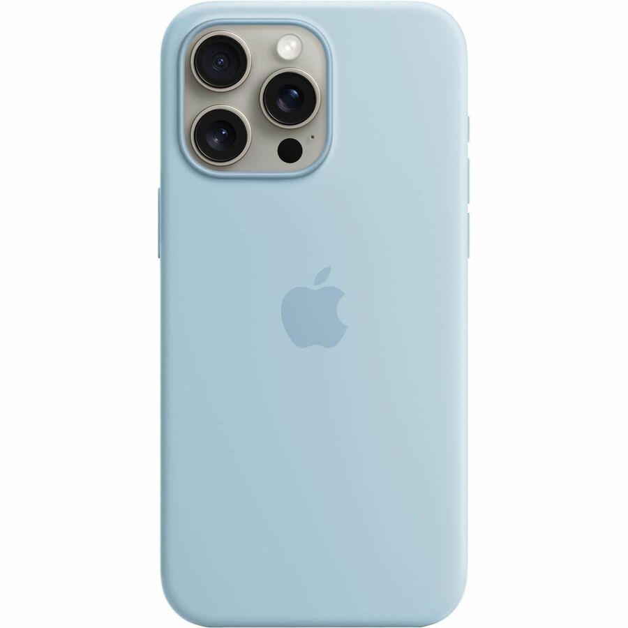 IPHONE 15 PRO MAX SILICONE CASE WITH MAGSAFE - LIGHT BLUE