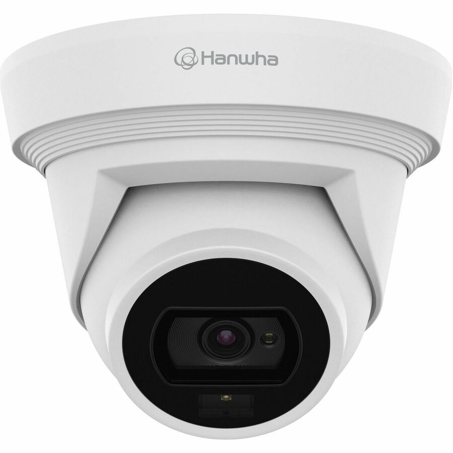 WISENET Q NETWORK OUTDOOR FLAT-EYE CAMERA, 4K @ 30FPS, 3MM FIXED FOCAL LENS (H: