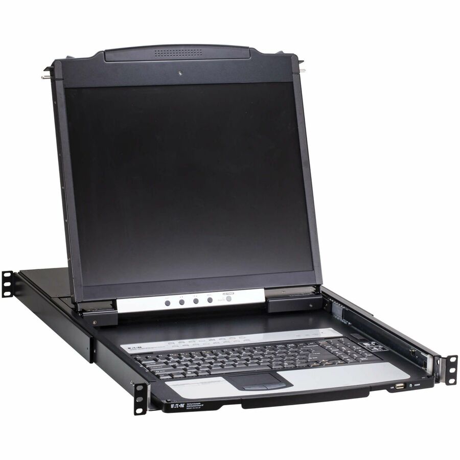 EATON 16-PORT CAT5 KVM OVER IP SWITCH - VIRTUAL MEDIA, 19 IN. LCD, 1 REMOTE/1 LO