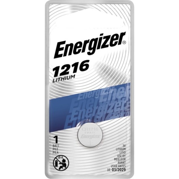 ENERGIZER 1216 Pile bouton au lithium 3 V, 1 paquet (ECR1216BP)