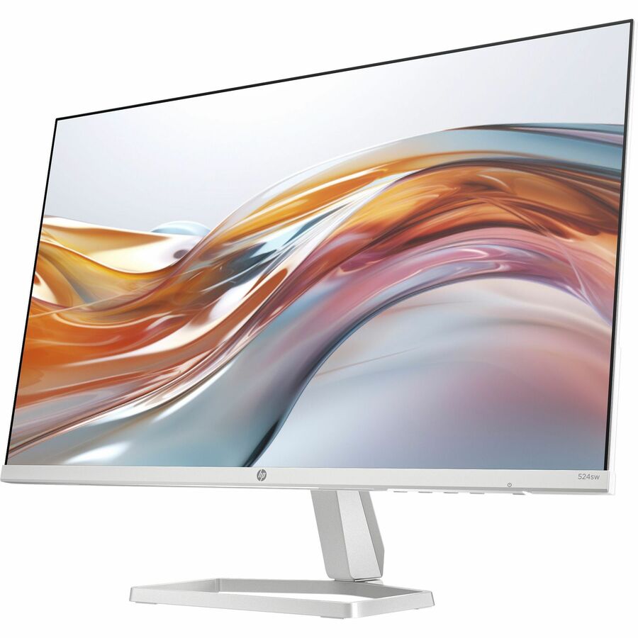 HP 524sw 24" Class Full HD LCD Monitor - White - 23.8" Viewable - In-plane Switching (IPS) Technology - 1920 x 1080 - 300 cd/m&#178; - 5 ms - HDMI - VGA