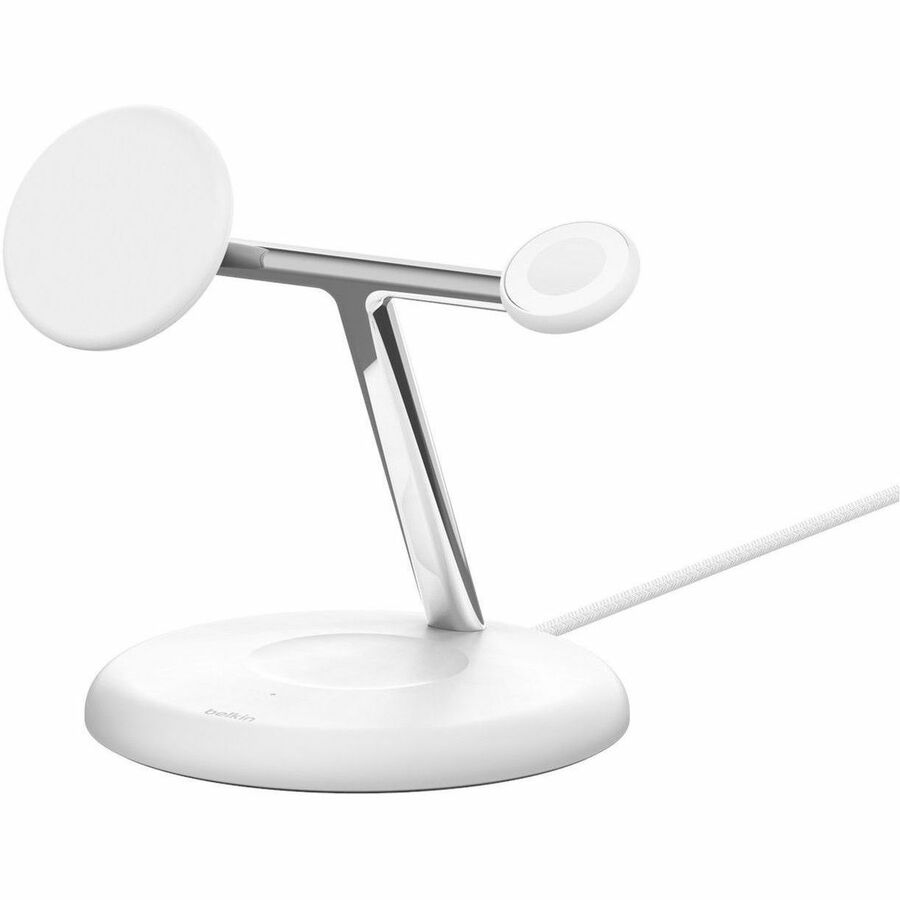 QI2 3/1 MAGNETIC WIRELESS STAND, WHITE