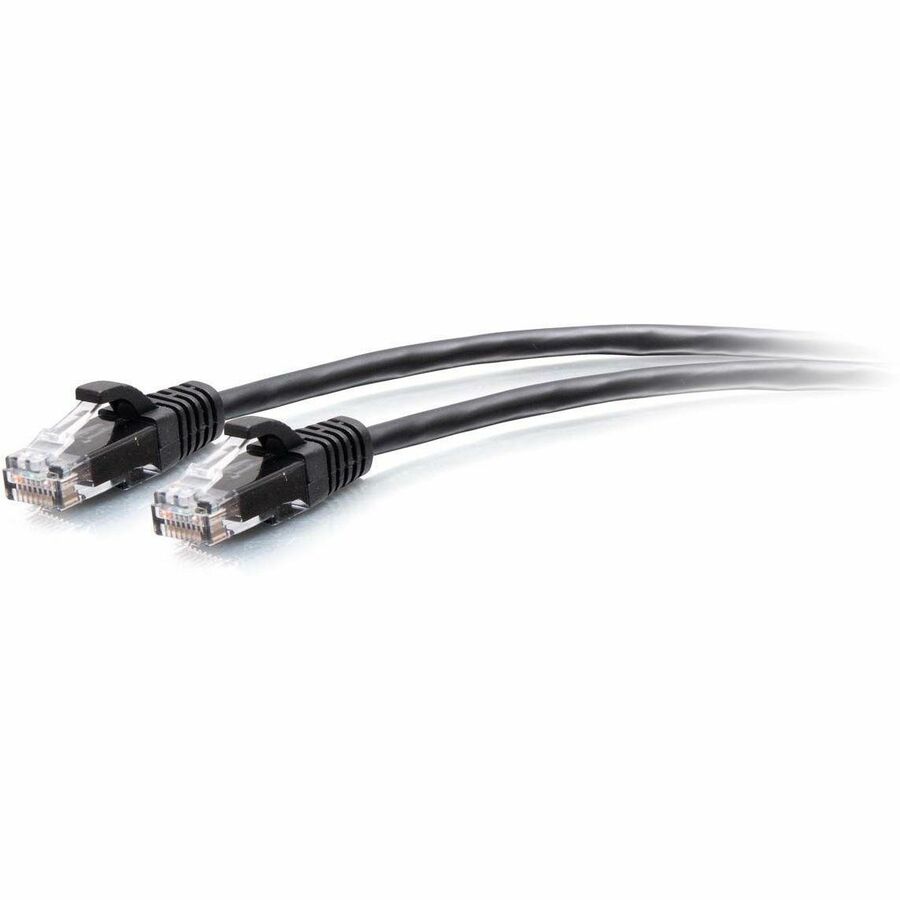 1FT/0.3M CAT6A SLIM Pth BLACK