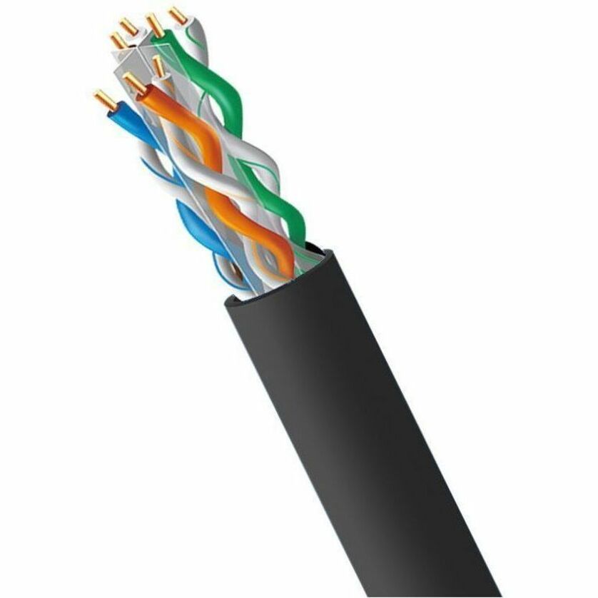 4XEM Cat 6 1000ft (305 m) Riser Bulk cable (Black)