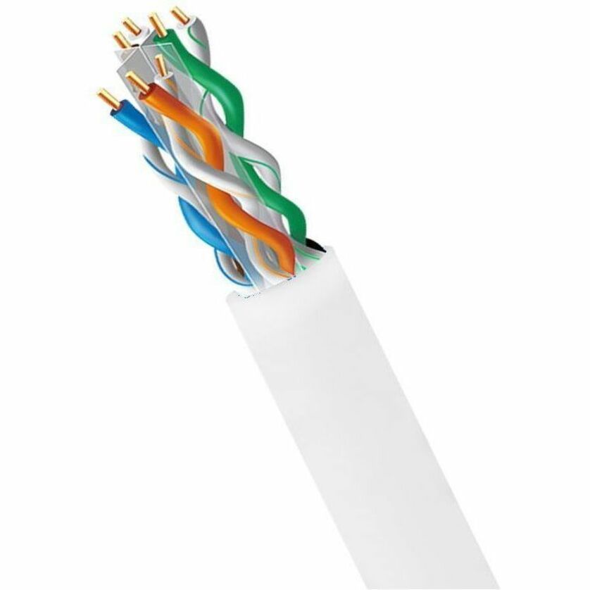 4xem 1000ft CAT6 Cmr Cable 24awg 4pair Utp Copper Solid Core - White