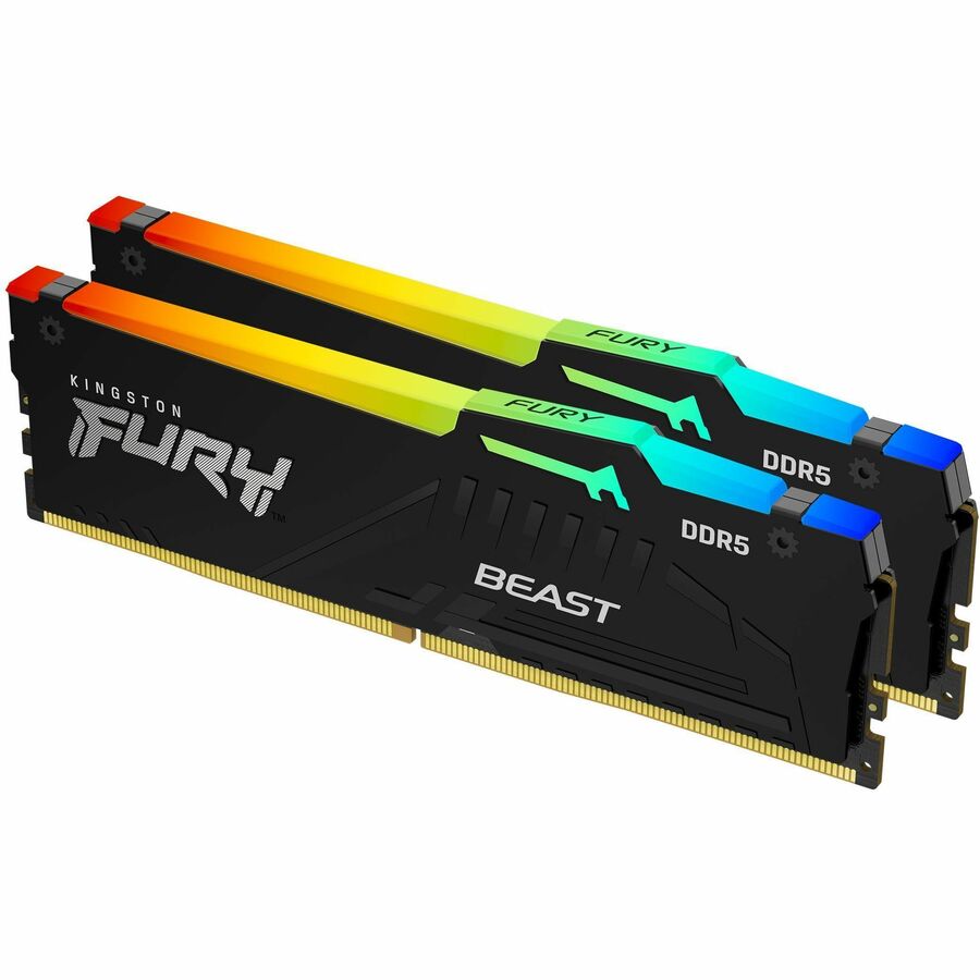 32GB 6400MT/S DDR5 CL32 DIMM (KIT OF 2) FURY BEAST RGB EXPO