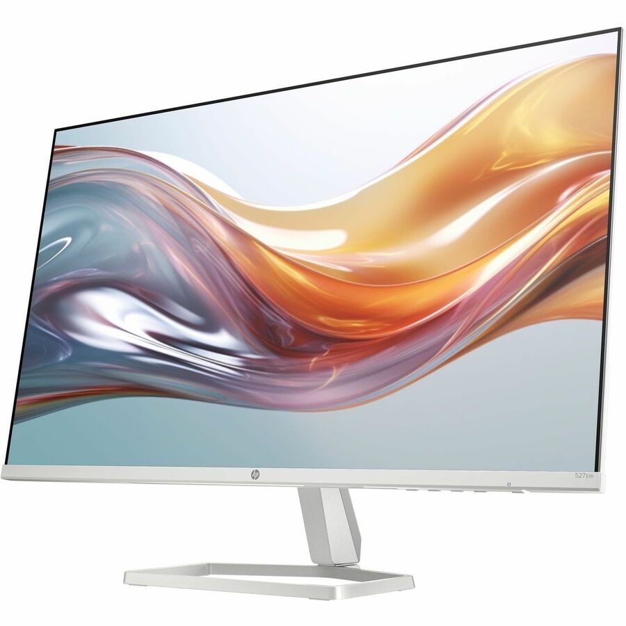 HP 527sw 27" Class Full HD LED Monitor - 16:9 - White - 27" Viewable - In-plane Switching (IPS) Technology - Edge LED Backlight - 1920 x 1080 - 16.7 Million Colors - 300 cd/m&#178; - 5 ms - HDMI - VGA