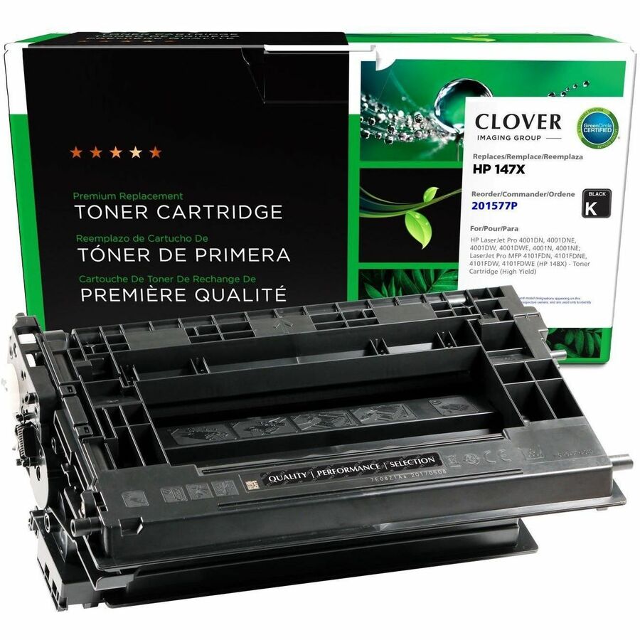 CLOVER IMAGING REMAN FOR HP W1470X 147X BLACK TONER CARTRIDGE NEW CHIP