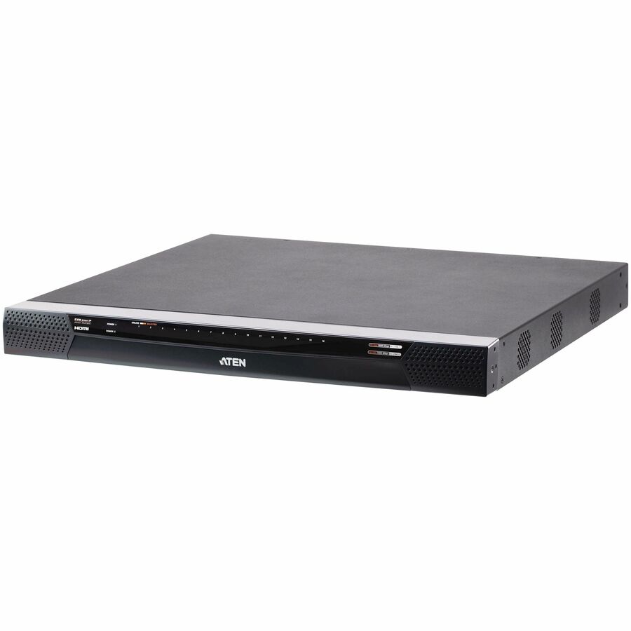 2 REMOTE & 1 LOCAL SIMULTANEOUS USERS, 16PORT CAT5 FHD IP KVM WITH VIRTUAL MEDIA